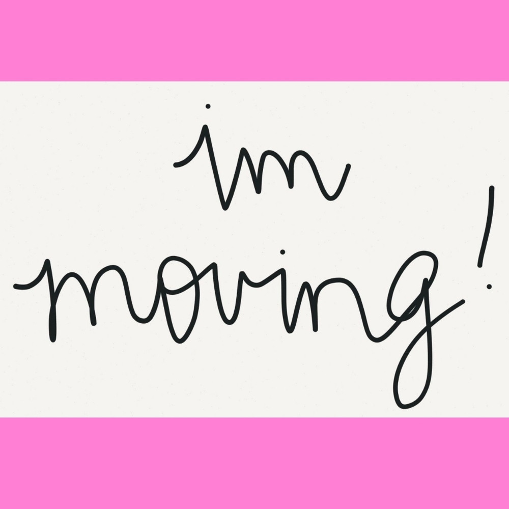 🚚 I'm moving!🚚